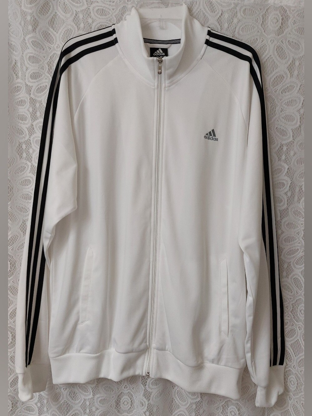 ADIDAS- Mens Full Zipper Track Jacket Sz.XL.